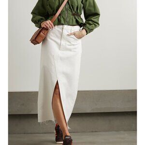 Frame Midaxi Skirt Ecru (Size 28)